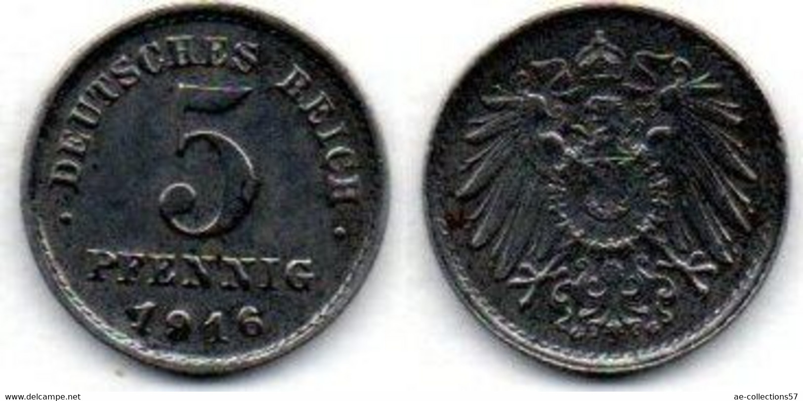 MA 18869  / Allemagne - Deutschland - Germany 5 Pfennig 1916 G TTB - 5 Pfennig