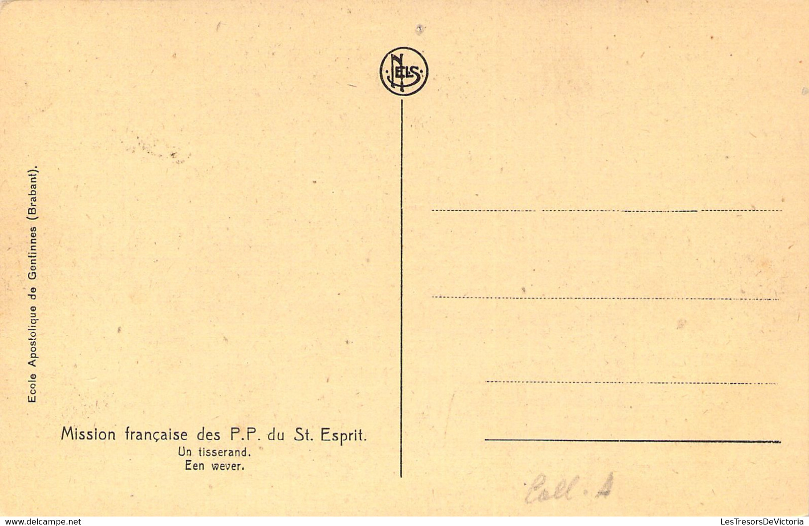 CPA - VIEUX METIERS - Un Tisserand - Mission Française Des PP Du St Esprit NIELS - Sonstige & Ohne Zuordnung