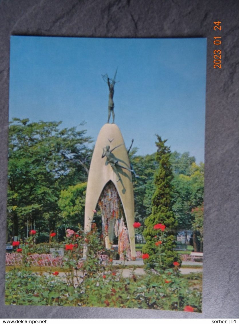 THE STATUES OF A-BOMBED CHILDREN AT PEACE MEMORIAL PARK - Hiroshima