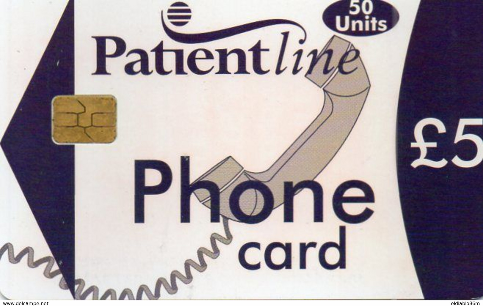 UNITED KINGDOM - CHIP CARD - PATIENTLINE £5 - BATCH ON BOTTOM - A Identificar