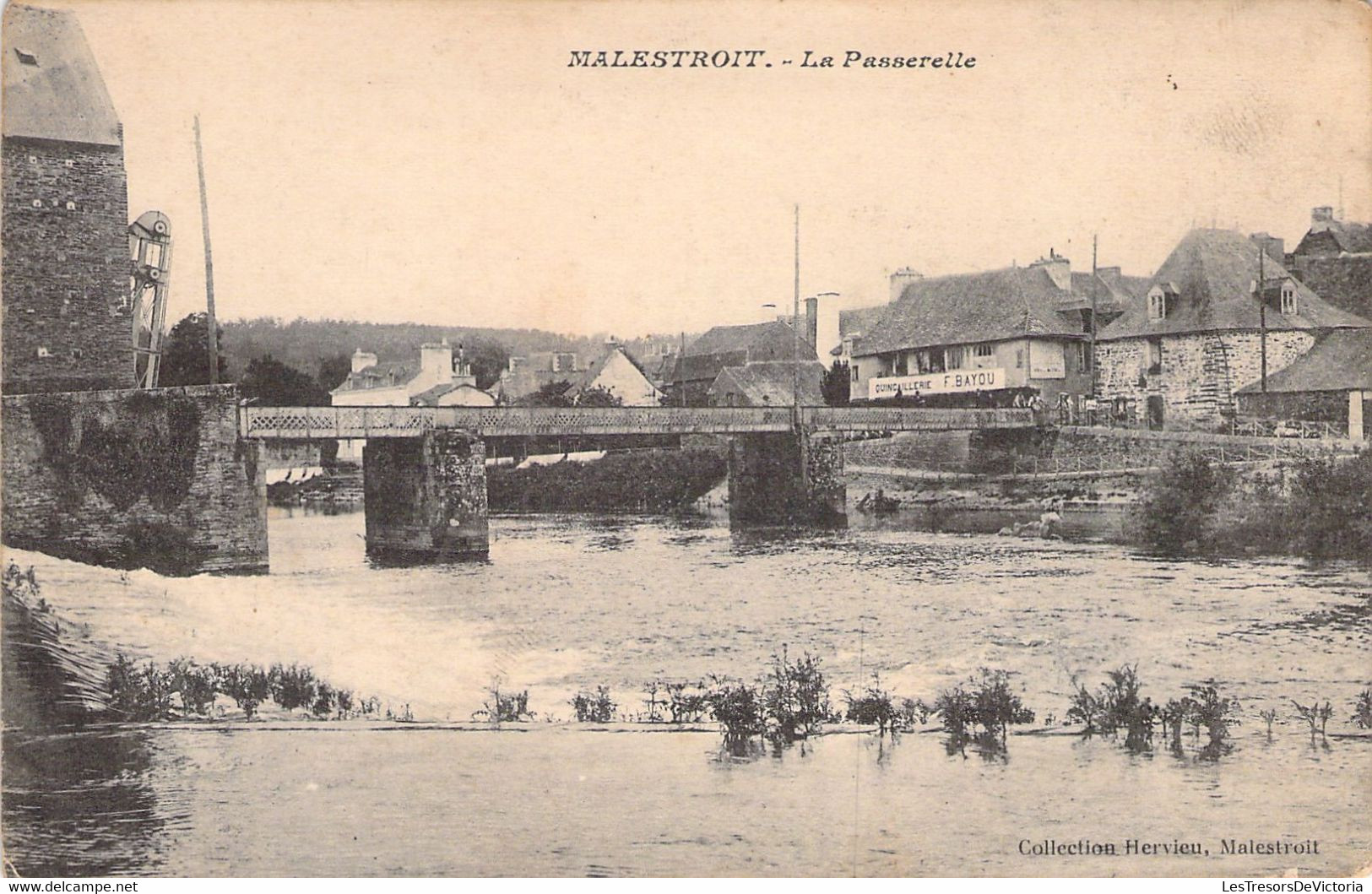 CPA - FRANCE - 56 - MALESTROIT - La Passerelle - Collection Hervien - Malestroit