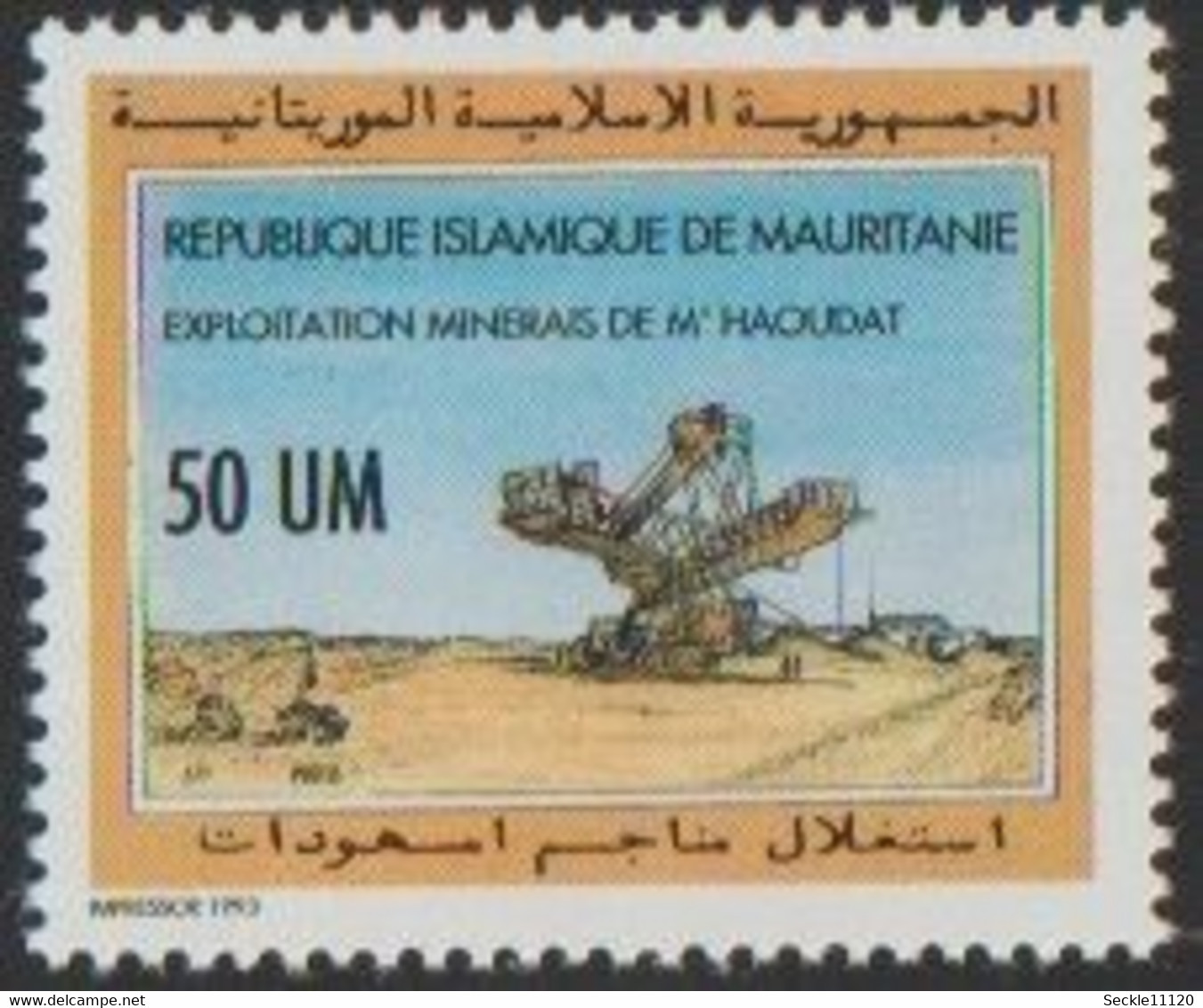 Mauritanie Mauritania - 1993 - 668 - M'Haoudat - MNH - Mauritanie (1960-...)