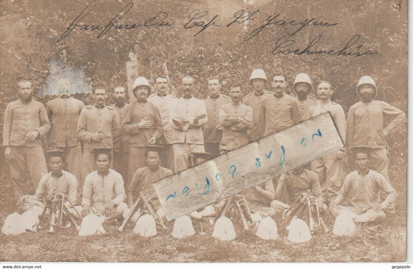 COCHINCHINE - La Fanfare Du Cap Saint Jacques Appelée Vüng Tàu Aujourd'hui ( Carte Photo ) - Vietnam