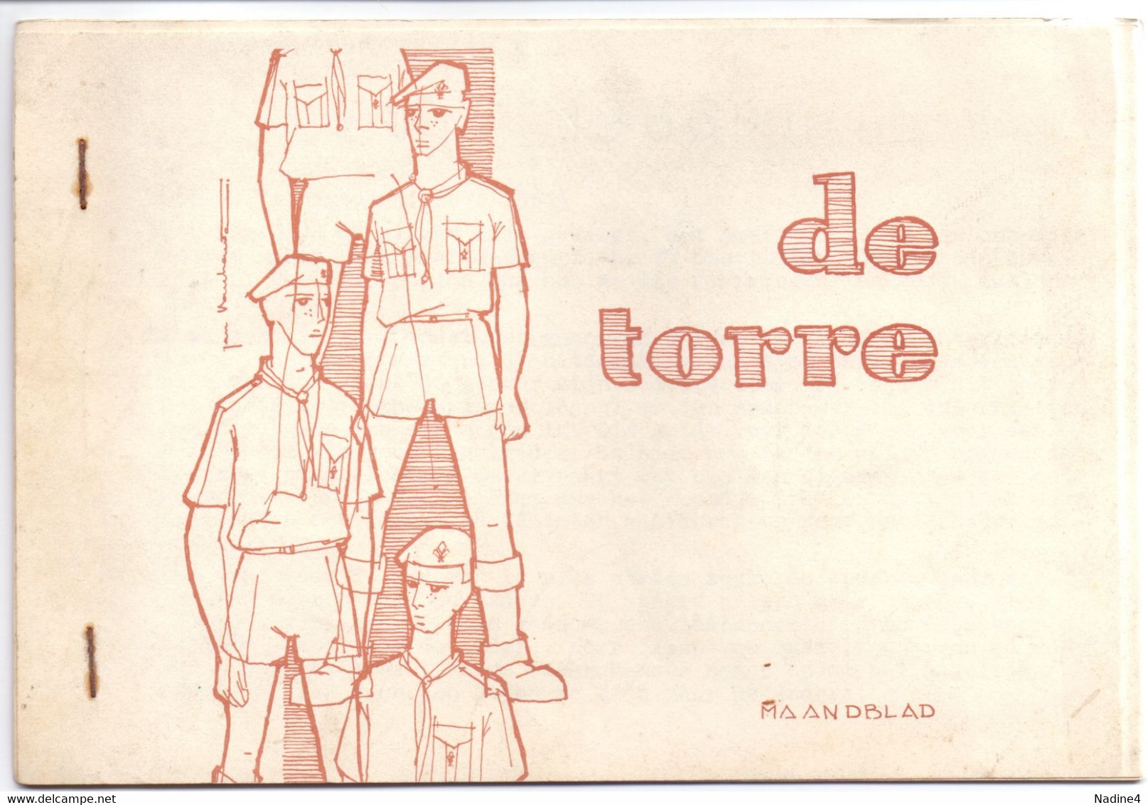 Maanblad DE Torre , Ieper - Tijdschrift St Martinus - Scouts , Padvinders - 1966 - Kids