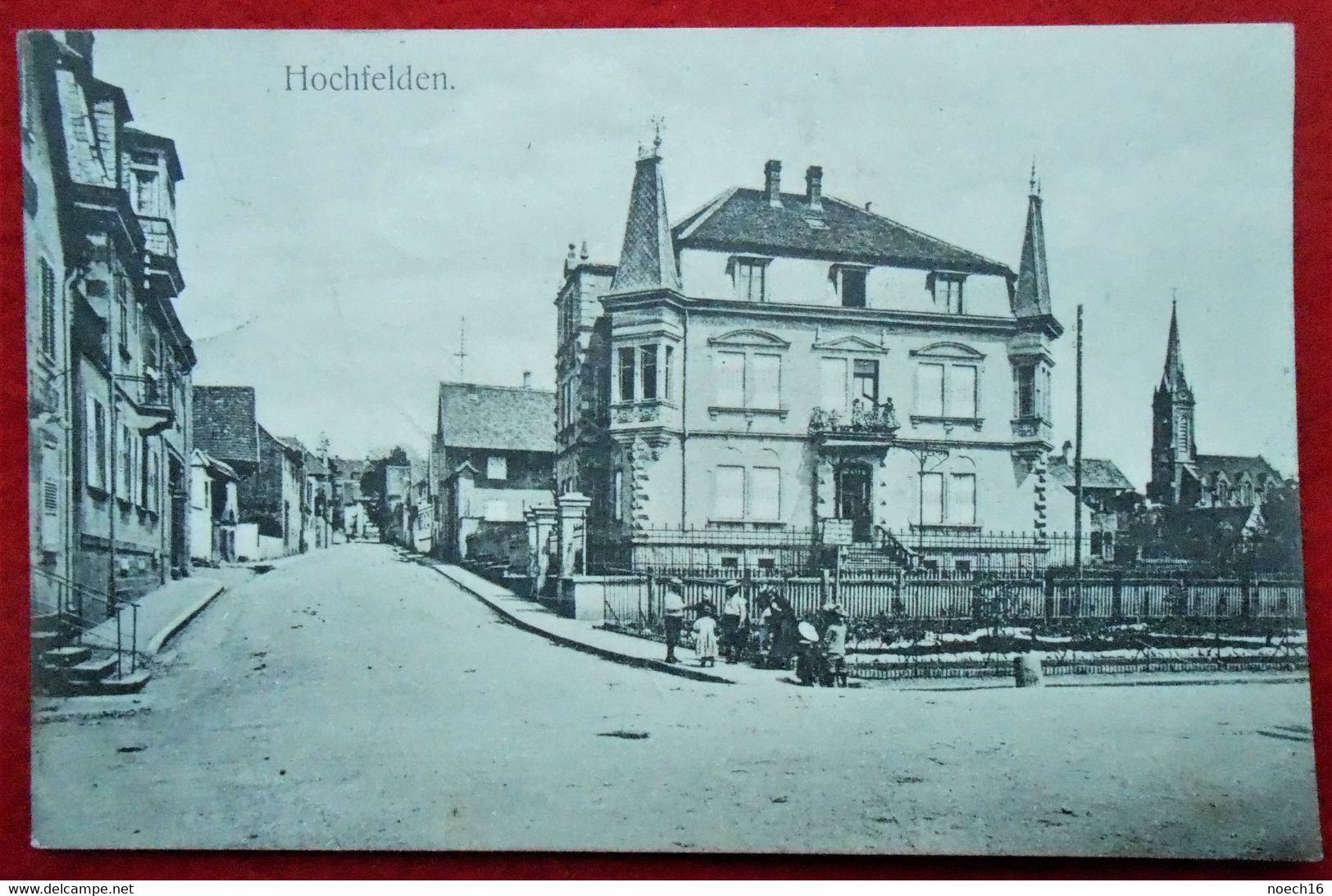 CPA 1907 Hochfelden Villa Pfister (67 France) - Hochfelden