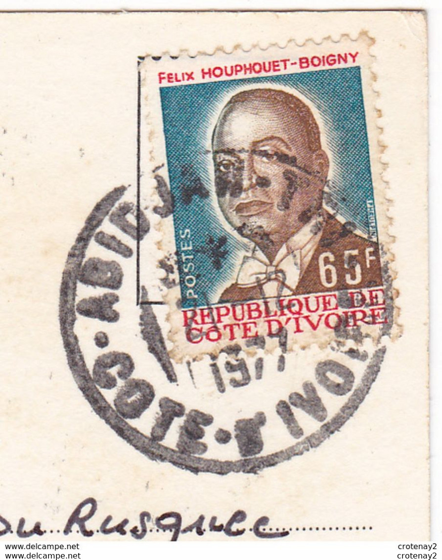 Côte D'Ivoire N°76311 ABIDJAN Bateau Au Départ Pour La Ville En 1977 VOIR TIMBRE Librairie De France R. Barnoin - Côte-d'Ivoire