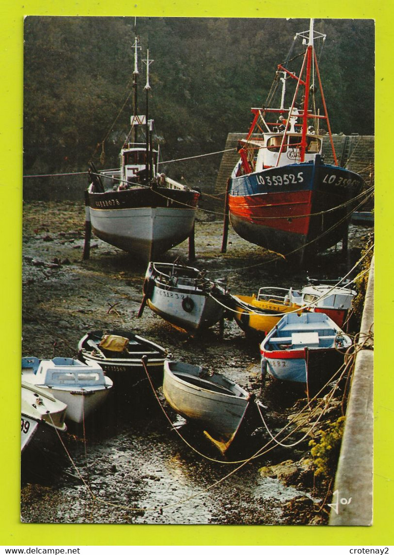 29 BRIGNEAU Vers Moëlan Sur Mer Bateaux De Pêche à Marée Basse N°4455 Postée De Concarneau En 1983 - Moëlan-sur-Mer