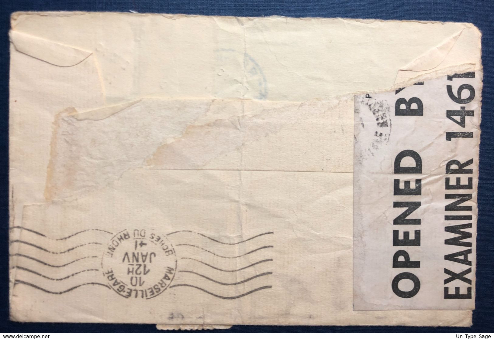 Etats-Unis, Divers Sur Enveloppe De Corona, Californie 13.12.1941 Pour La France + Censure - (B4333) - Covers & Documents