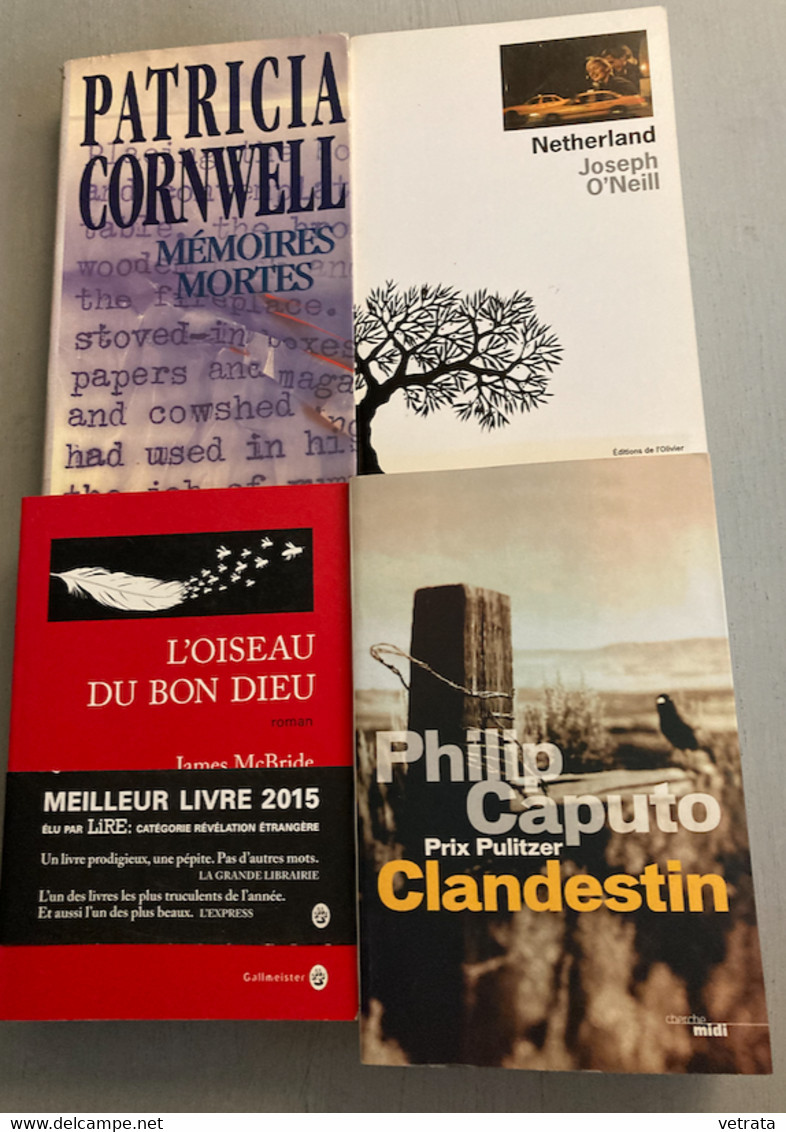 8 Livres LITTÉRATURE AMÉRICAINE : P. Caputo-J. McBride-J. O’Neil-P. Cornwell-R. Littell-P. Klay-H. Coben-R. Montanari) ( - Lots De Plusieurs Livres