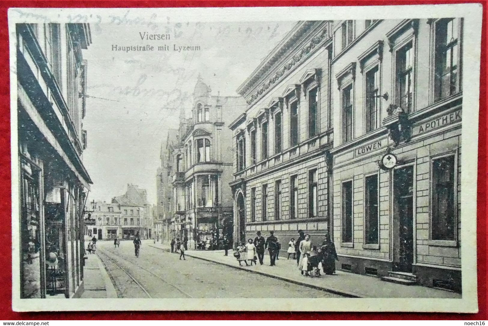 CPA 1919 Viersen - Hauptstrasse Mit Lyzeum. Allemagne - Viersen
