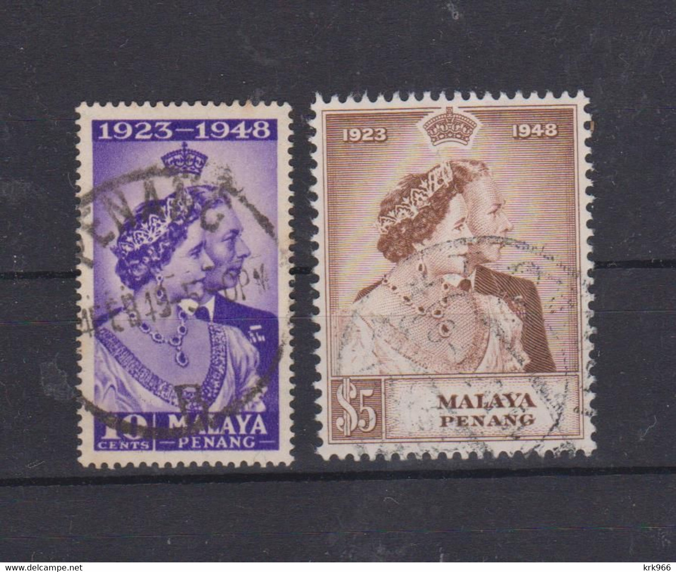MALAYSIA PENANG 1948 Nice Set Used - Penang