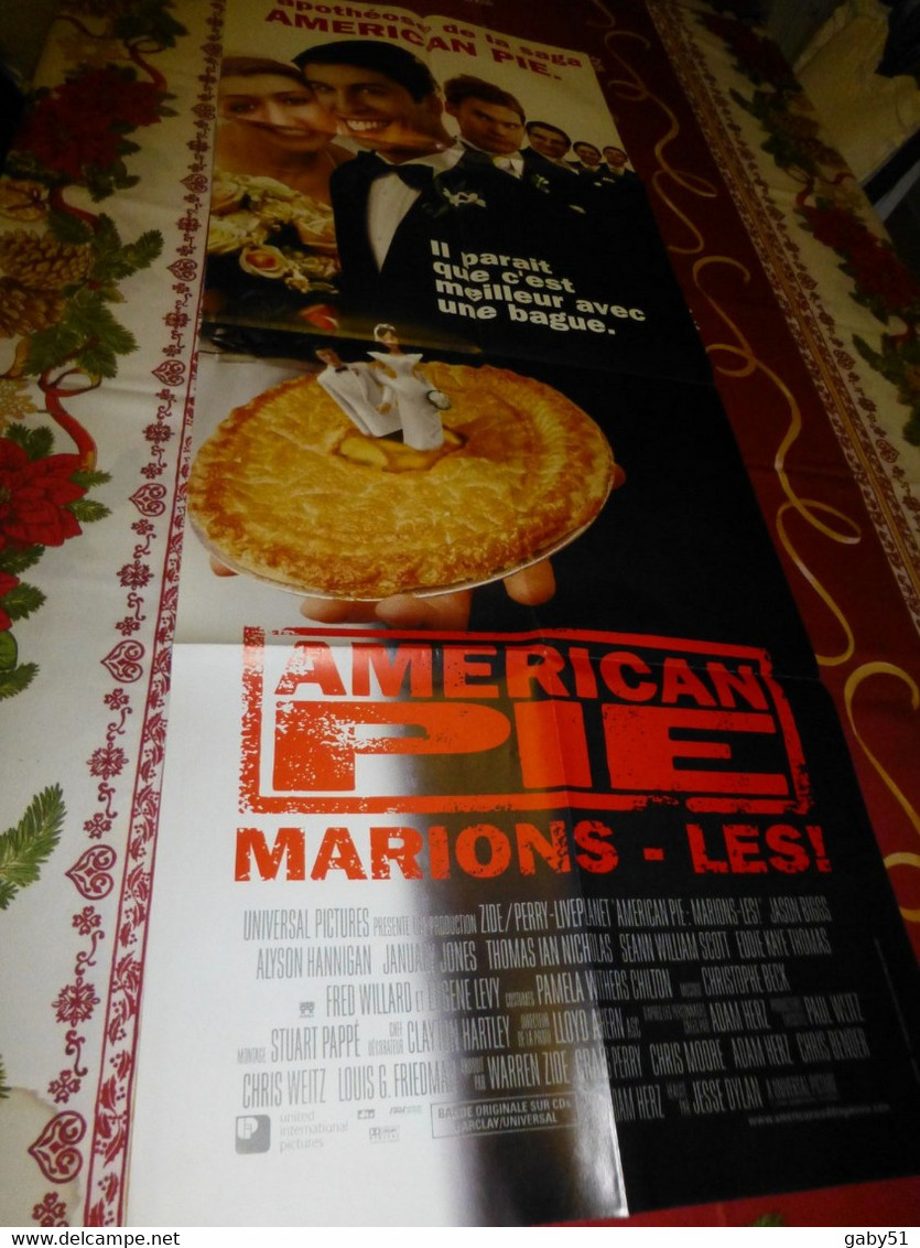 American Pie, Marions-les,  Affiche Originale Film  60 X 160 ; F09 - Afiches