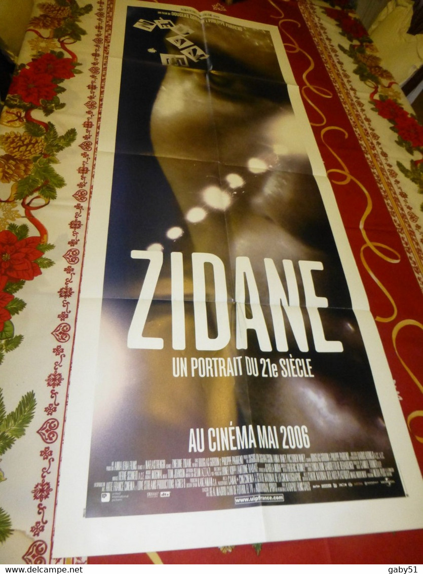 ZIDANE, Un Portrait Du 21ème Siècle, Affiche Originale Film  60 X 160 ; F09 - Afiches