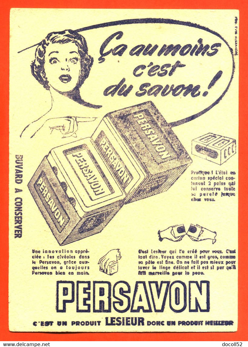 BUVARD PERSAVON - PRODUIT LESIEUR - Parfums & Beauté