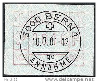 Schweiz Suisse 1981: Zumstein N° 5 Michel-Nr. 3.1b Mit Voll-o BERN 10.7.81 (Frühdatum) SBK = CHF 15.00 - Frankiermaschinen (FraMA)