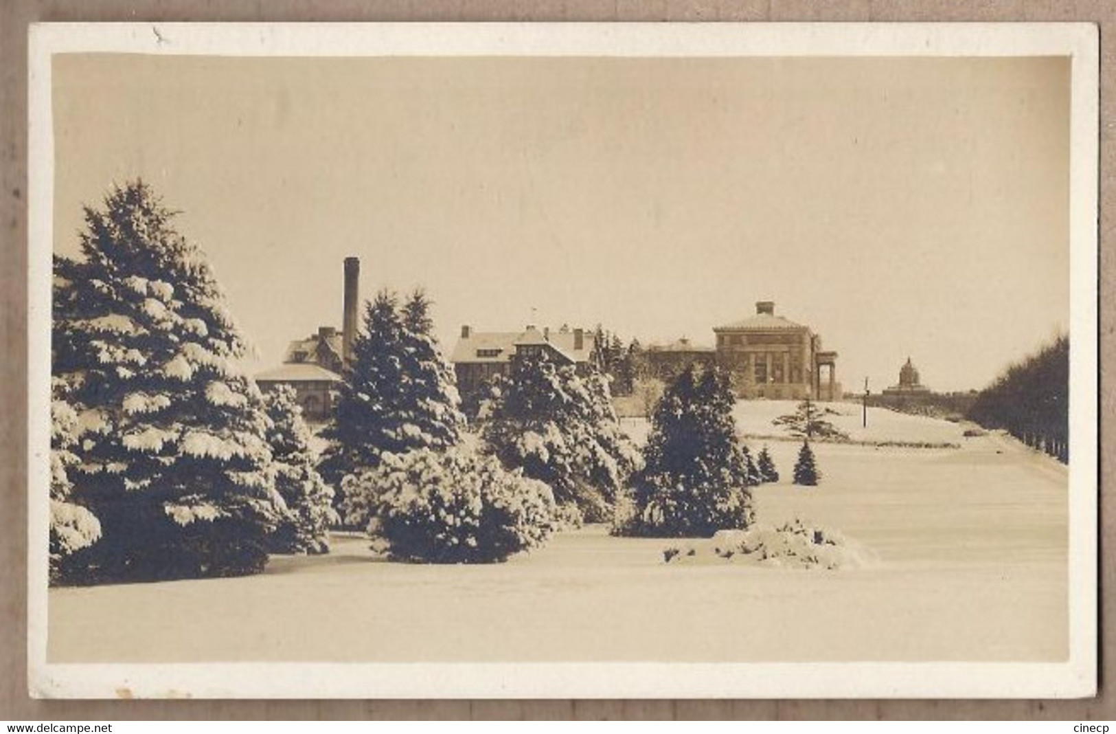CARTE PHOTO USA - MADISON - Buildings Of University Agricultural College In Winter Sous La Neige - Madison