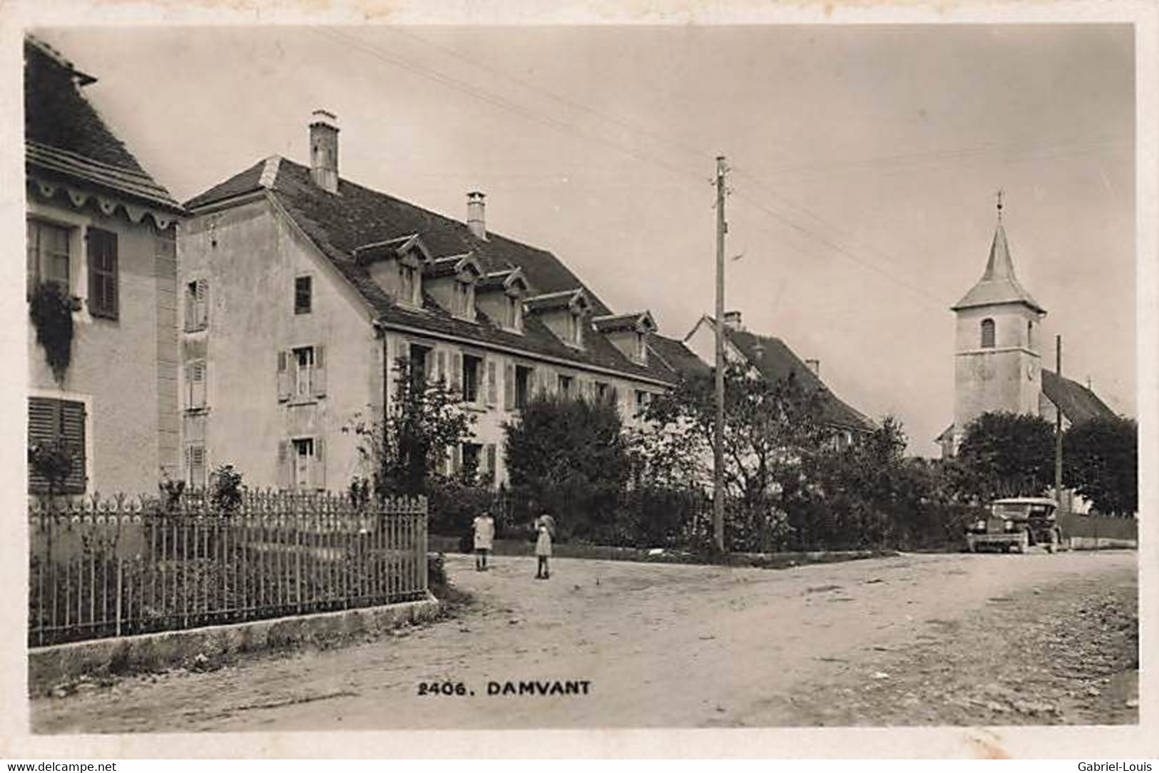 Damvant L'église Oldtimer 1931 - Damvant