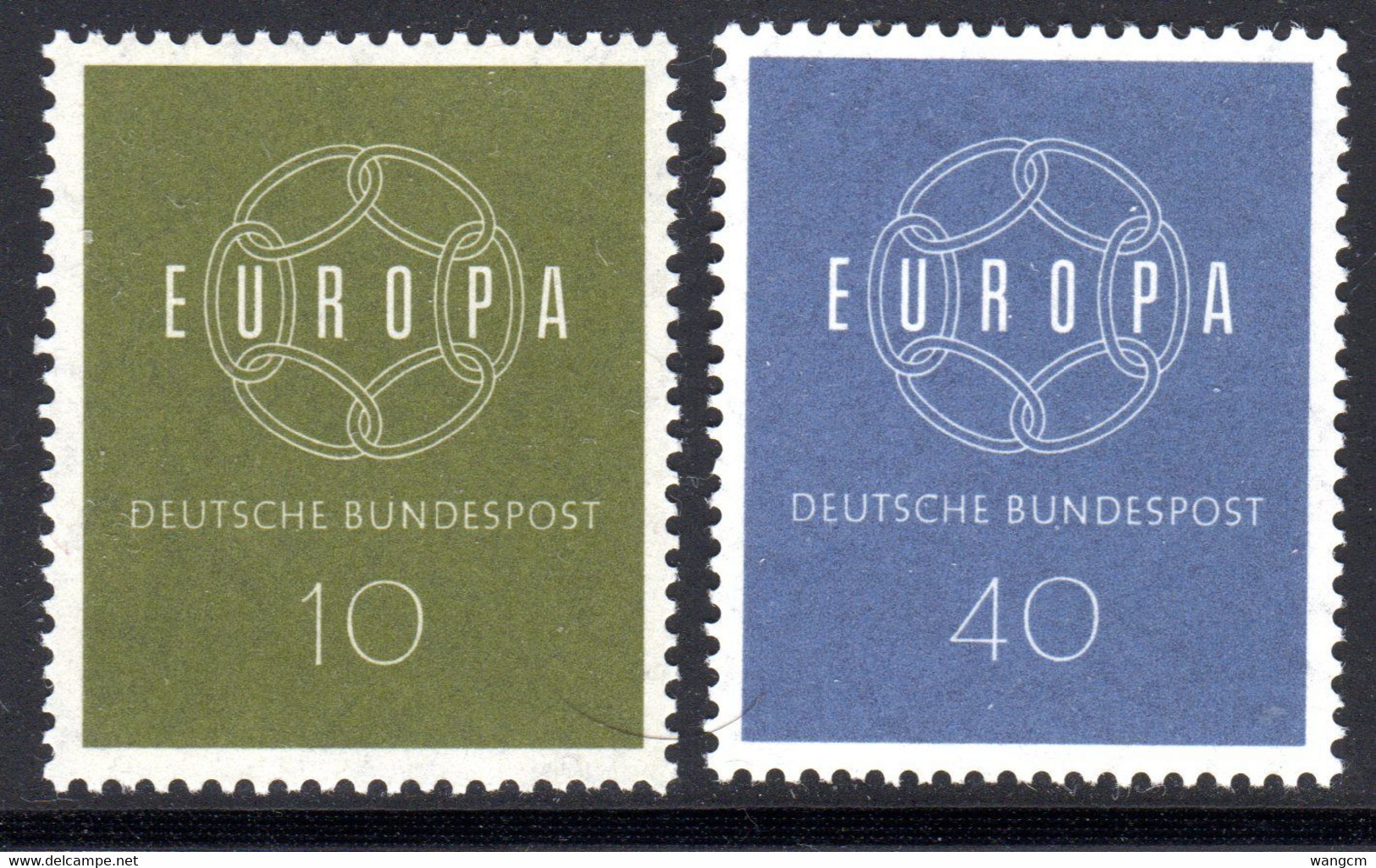 Germany 1959 EUROPA Set Of 2 U/M MNH ** SG1234/1235 - 1959
