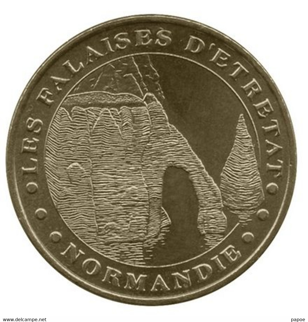 Les Falaises D' ETRETAT 76 - Monnaie De Paris Millésime 2003 - 2003