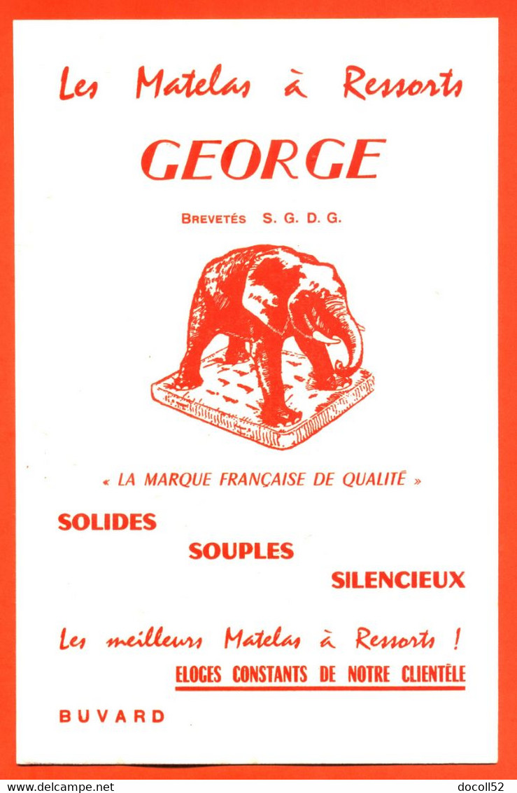 BUVARD LE MATELAS A RESSORTS GEORGE - ELEPHANT - M