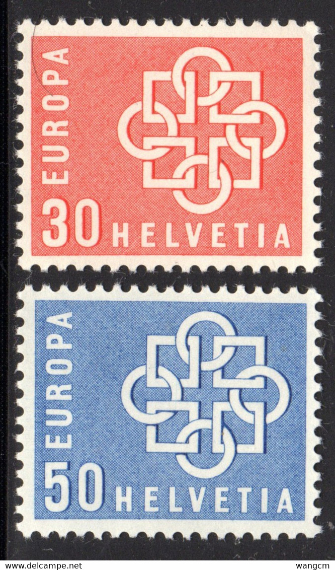 Switzerland 1959 EUROPA Set Of 2 U/M MNH ** SG606/607 - 1959