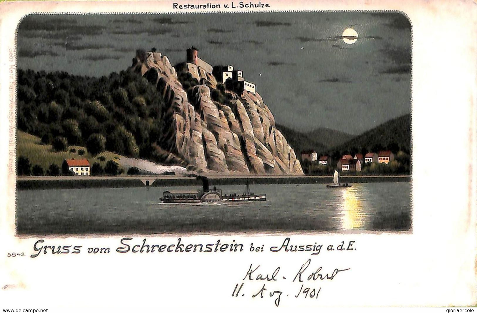 Ac3290 - AUSTRIA - Ansichtskarten  VINTAGE  POSTCARD - Gruss Vom Schreckenstein - Other & Unclassified