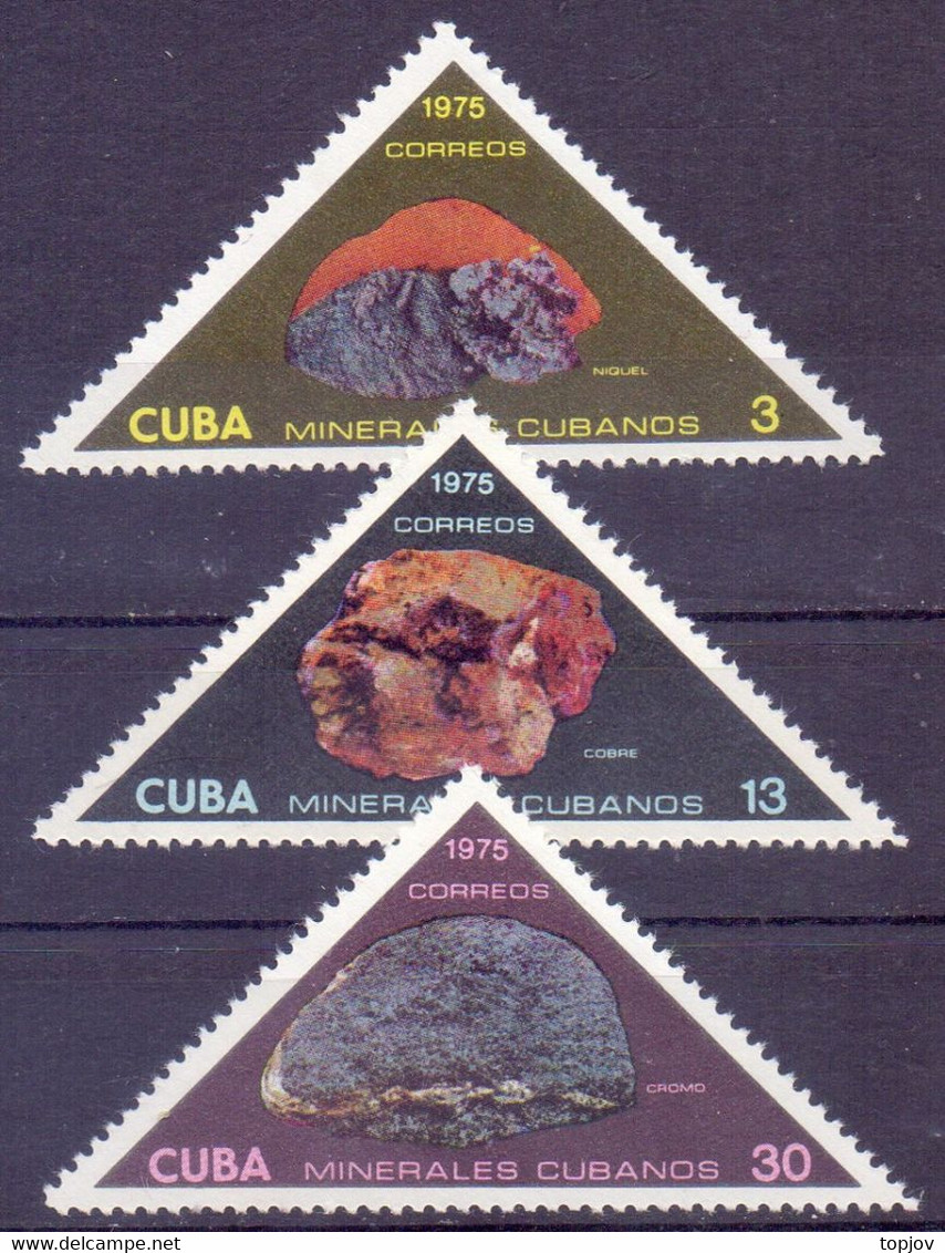 CUBA - KUBA - MINERALES - GEMSTONES - **MNH - 1975 - Minéraux