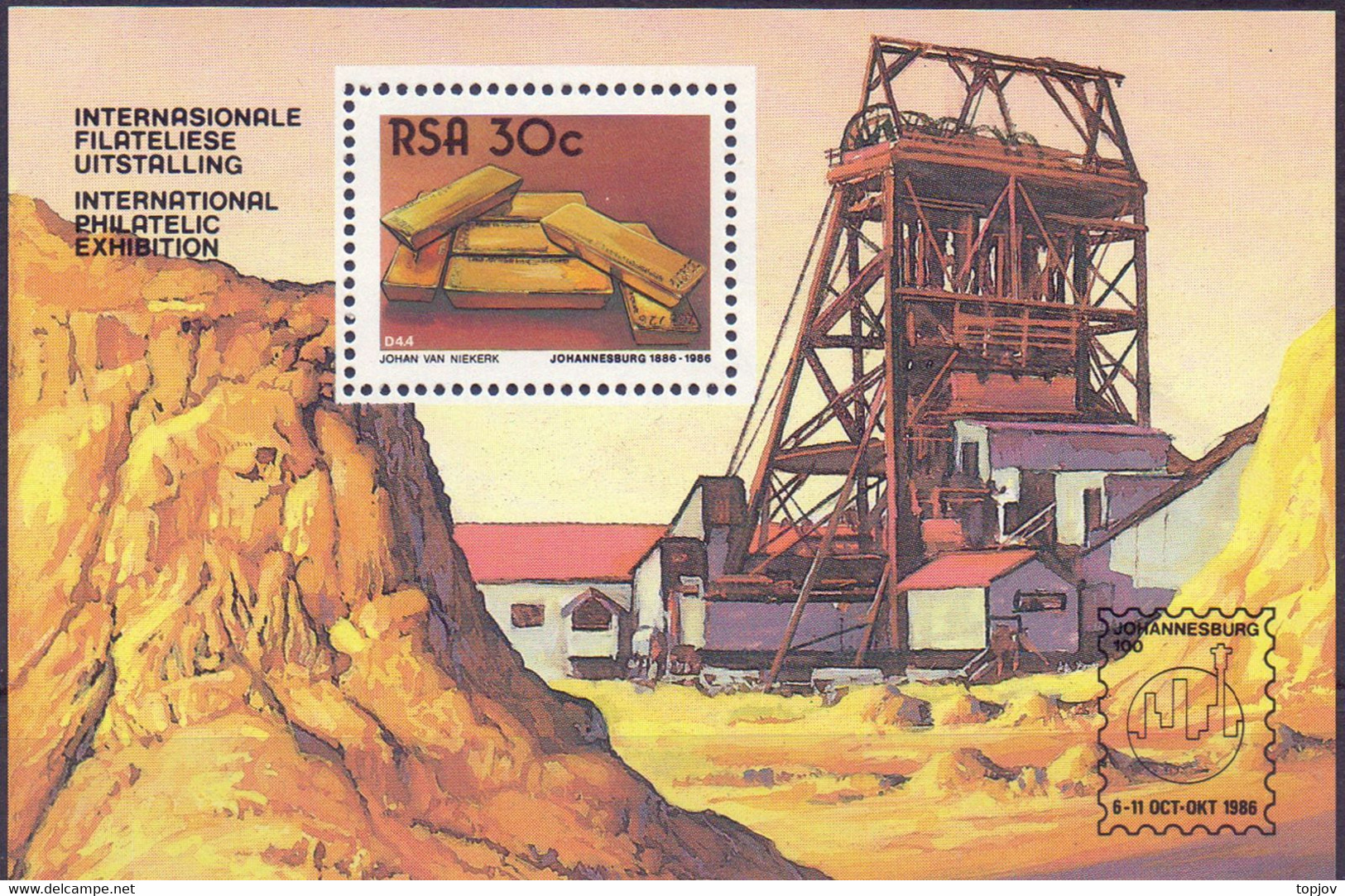 RSA - AFRICA - MINERALES - MUNES GOLD - **MNH - 1986 - Minéraux