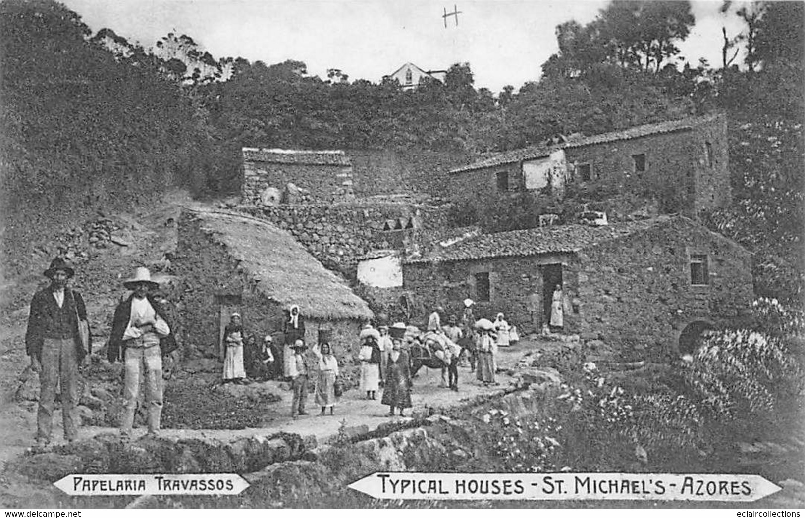 Portugal.  Les Açores.  Azorès   Tipycal  Houses  . St Michael's           (voir Scan) - Açores