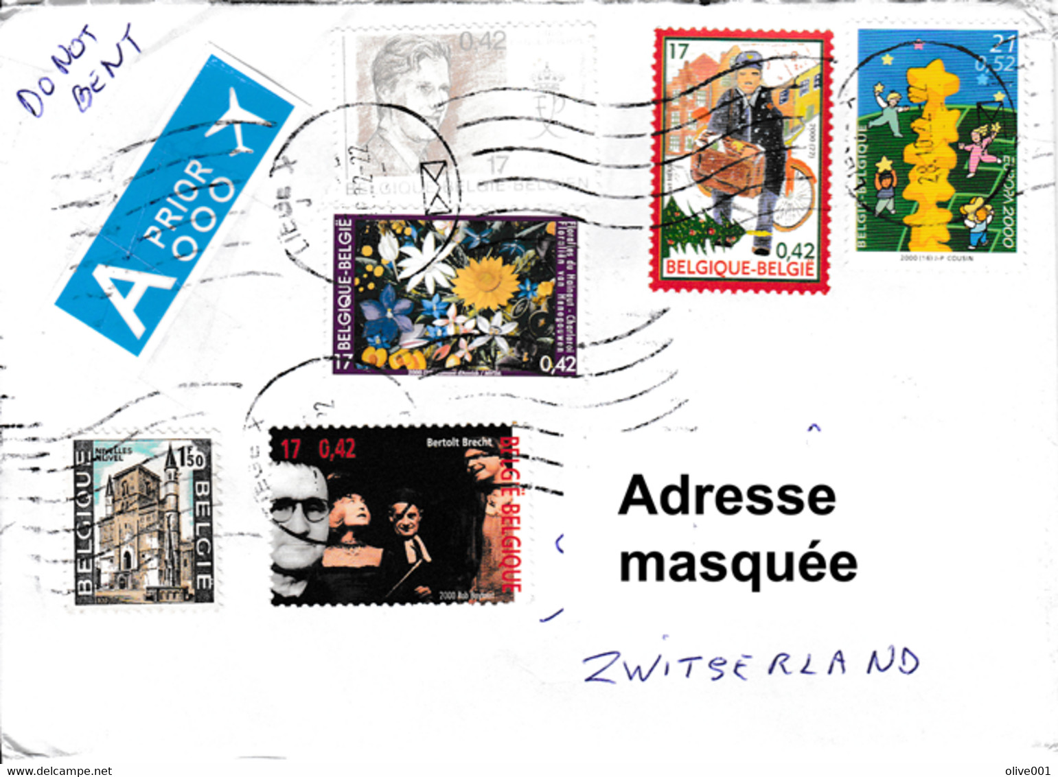 Lettre Circulée De 3740 Bilzen (B) Pour Vétroz (VS) Suisse 18/01/2023 - Superbe, à Voir, à Revoir Et à Avoir ! - Covers & Documents