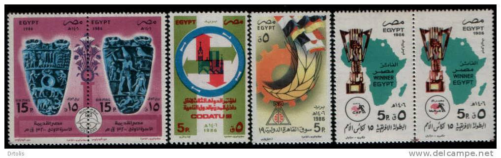 EGYPT / 1986 / COMPLETE YEAR ISSUES / SG 1620-48 / MNH / VF / 5 SCANS . - Nuevos