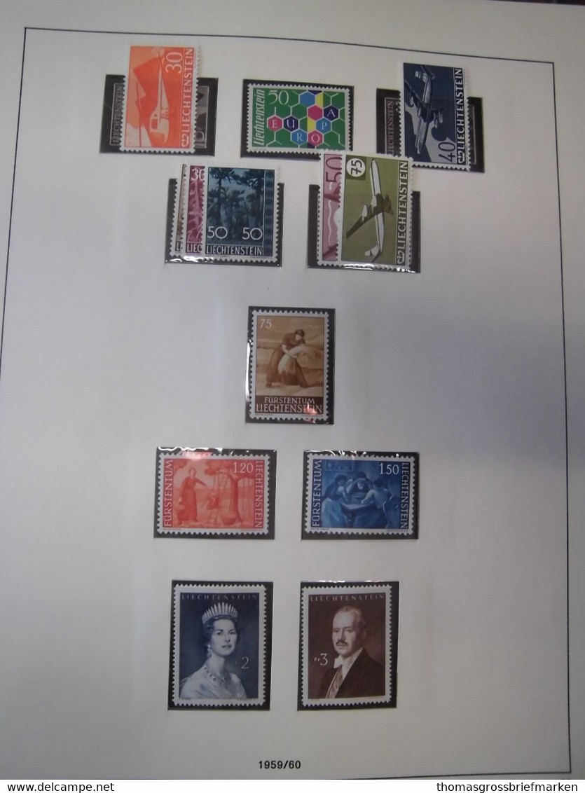 Sammlung Liechtenstein 1960-1978 Postfrisch Komplett Auf SAFE Vordrucken (1322) - Sammlungen