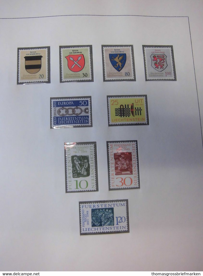 Sammlung Liechtenstein 1960-1978 postfrisch komplett auf SAFE Vordrucken (1322)