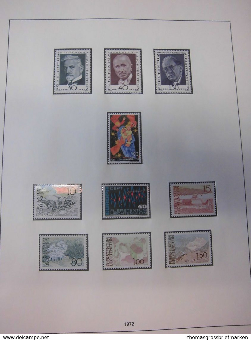 Sammlung Liechtenstein 1960-1978 postfrisch komplett auf SAFE Vordrucken (1322)