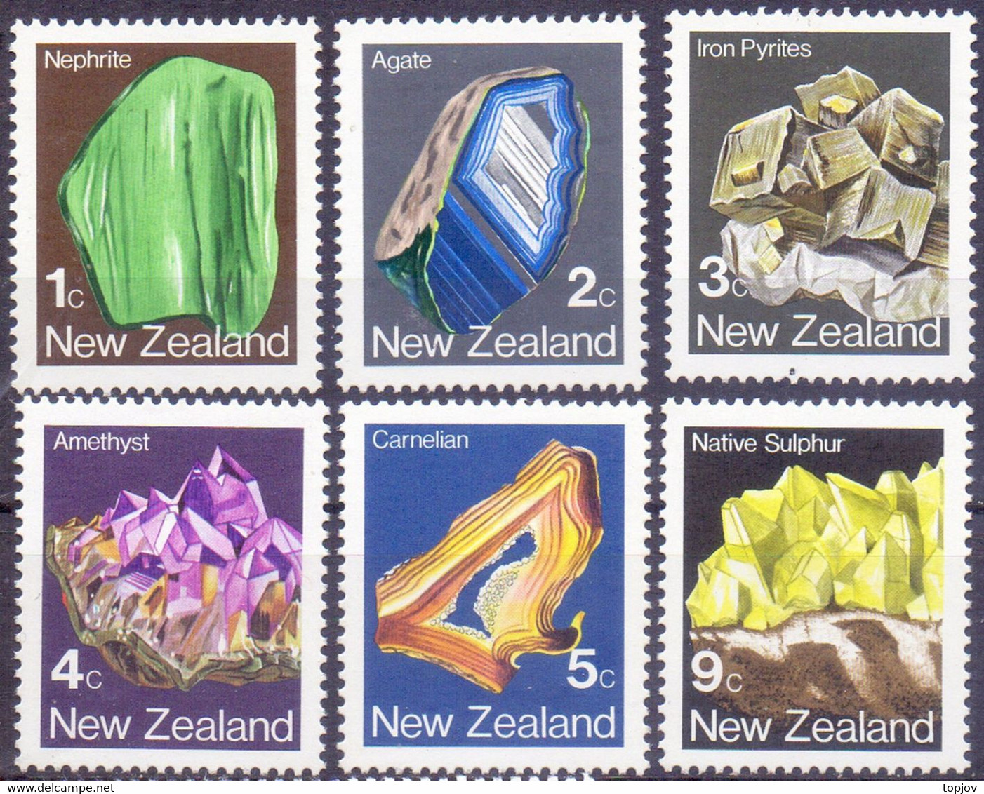 NEW SEALAND - MINERALES - GEOLOGY - **MNH - 1982 - Minéraux