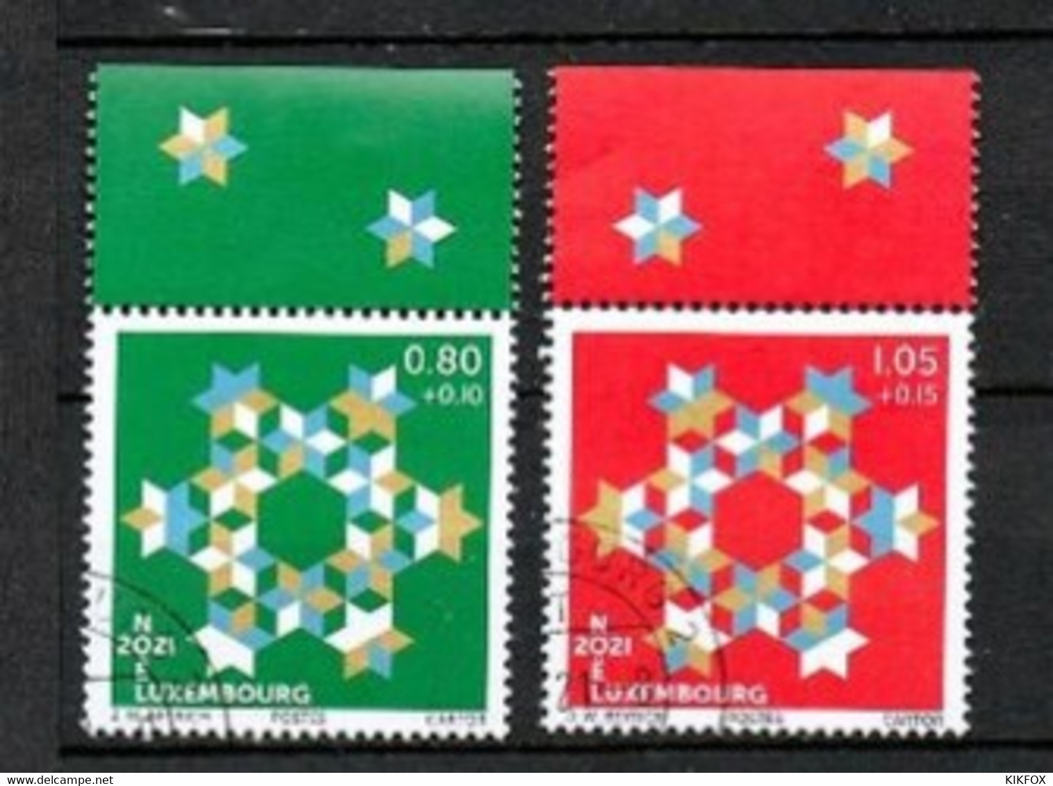 Luxembourg, Luxemburg  2021,MI 2288-2289 NOEL, WEIHNACHTEN, GESTEMPELT, OBLITERE - Used Stamps