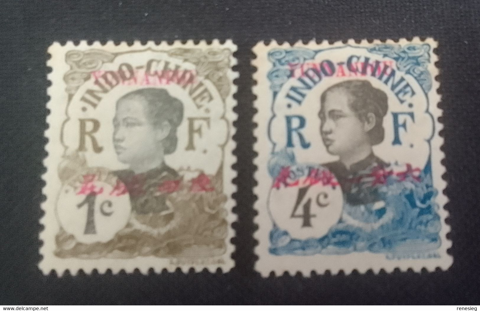 1908, Yv 33 & 35, NSG - Unused Stamps