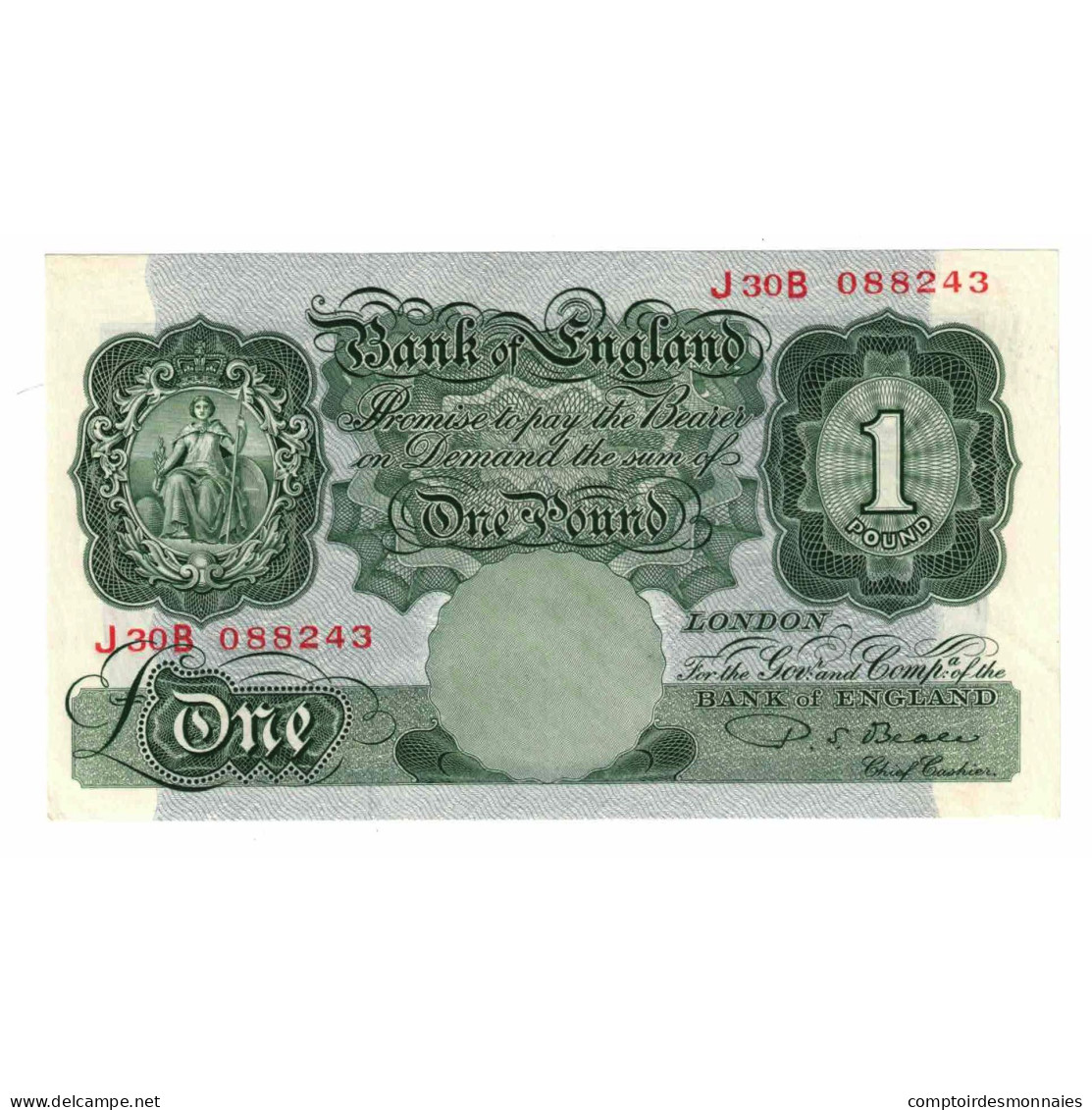 Billet, Grande-Bretagne, 1 Pound, 1949-1955, KM:369b, NEUF - 1 Pound