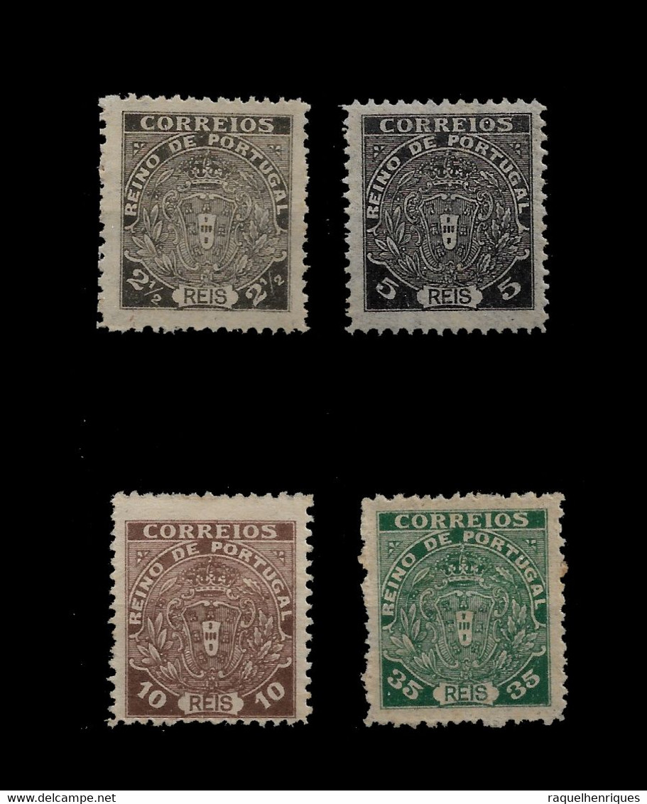 PORTUGAL NOT ISSUED - NÃO EMITIDOS 1919 Escudo Nacional Monárquico SET MH (PLB#01-73) - Unused Stamps