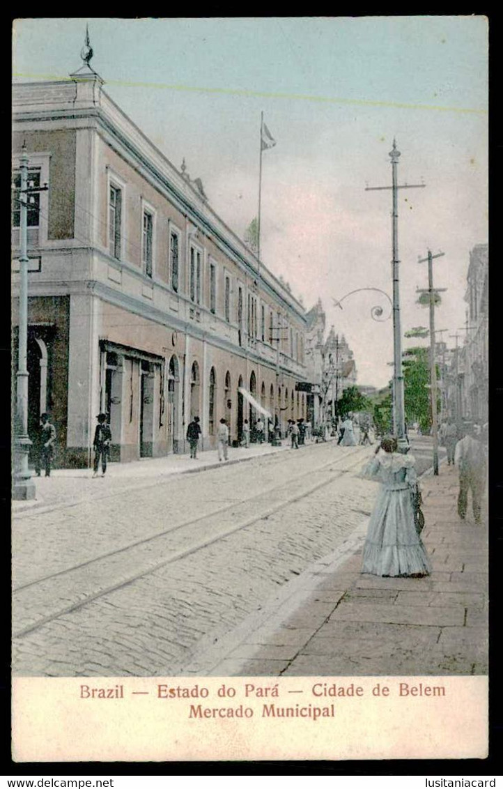 PARÁ -BELEM - FEIRAS E MERCADOS -Mercado Municipal. ( Edição D'O Tico-Tico) Carte Postale - Belém