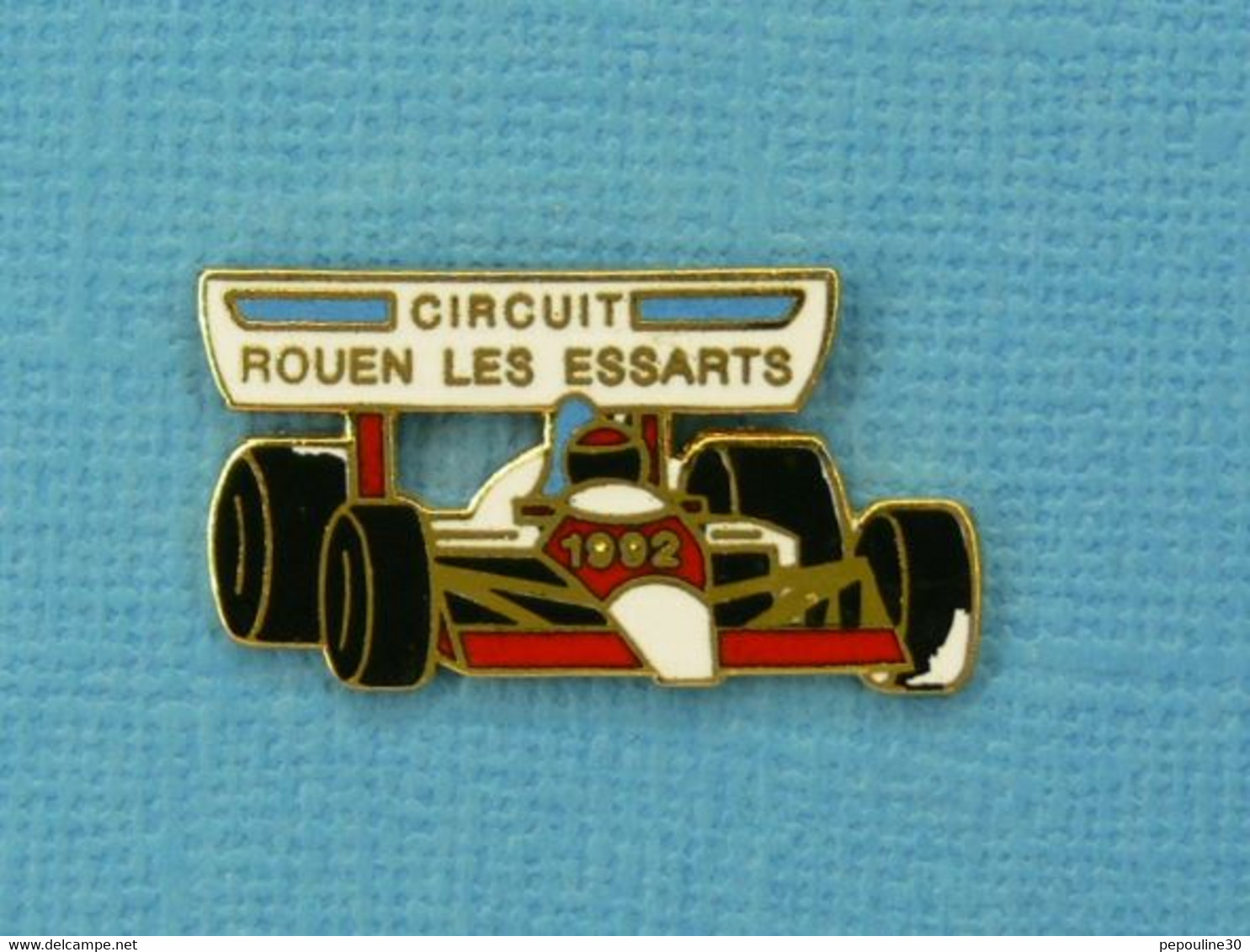 1 PIN'S //  ** CIRCUIT ROUEN " LES ESSARTS " 1992 ** . (Badges Impact) - F1