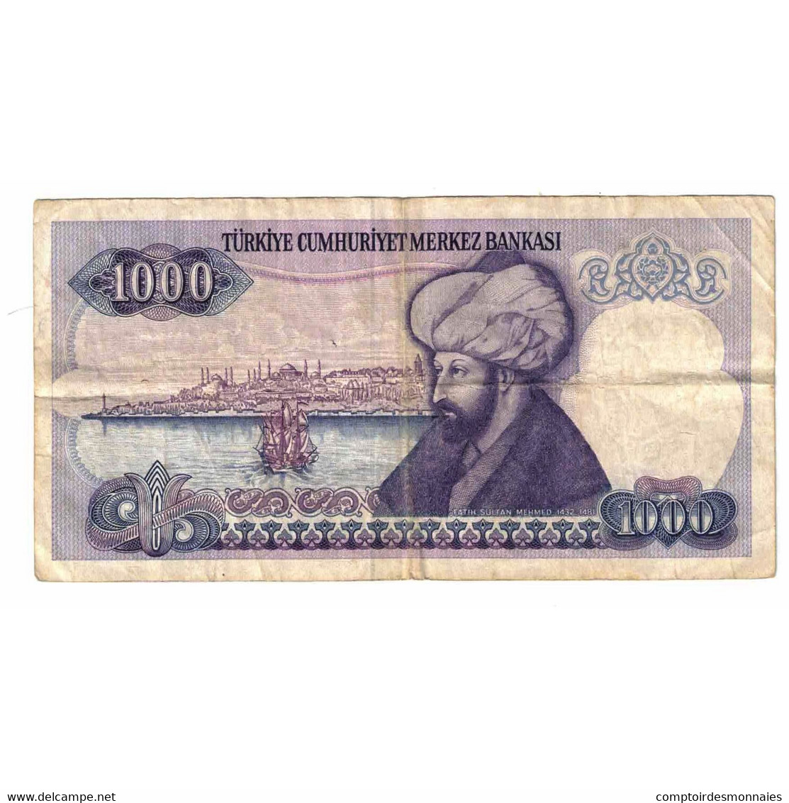 Billet, Turquie, 1000 Lira, Undated (1988), KM:196, TB - Turquie