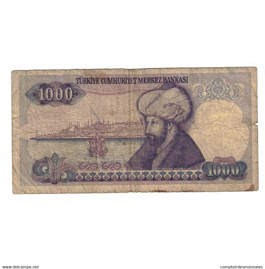 Billet, Turquie, 1000 Lira, Undated (1986), KM:196, B - Turquie