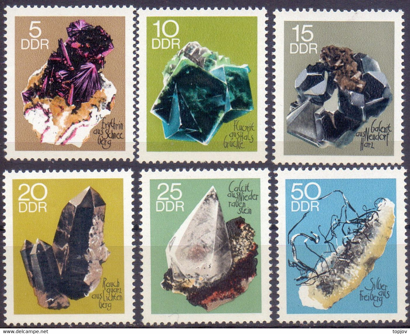DDR - HELLAS - MINERALES - GEOLOGY  - **MNH - 1969 - Minéraux