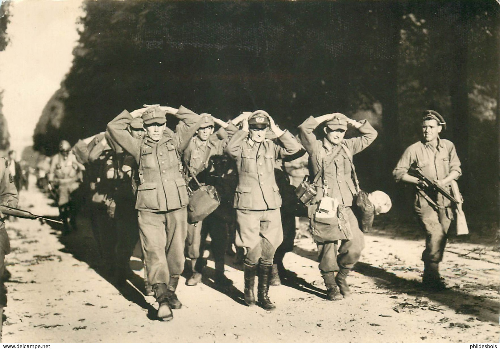 LIBERATION DE PARIS Prisonniers Allemands Au Luxembourg - Weltkrieg 1939-45