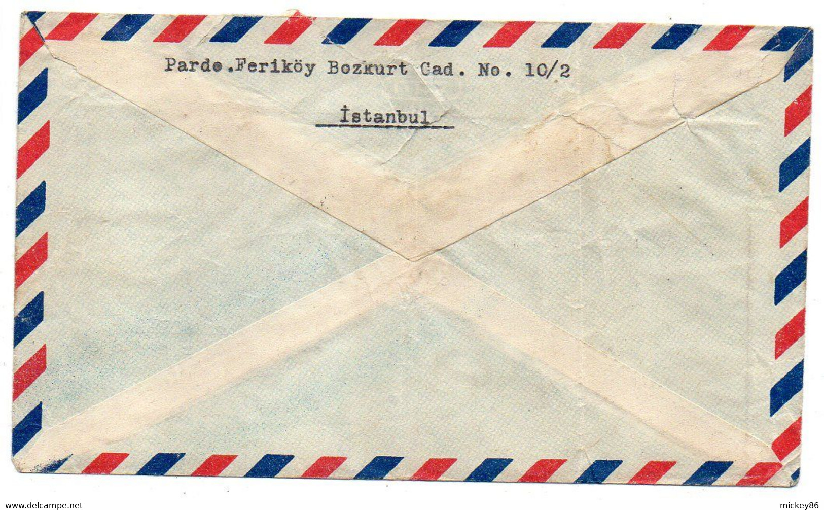 Turquie--1964---lettre ISTANBUL  Pour PARIS--75 (France) --timbre ( Avion)--cachet - - Lettres & Documents