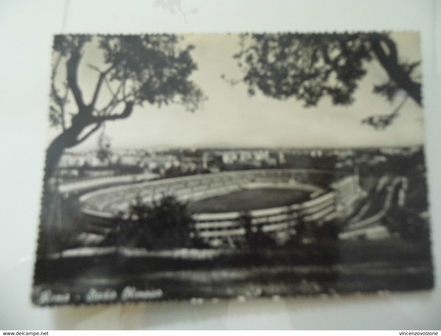 Cartolina Viaggiata "Roma - Stadio Olimpico" 1956 - Stadien & Sportanlagen