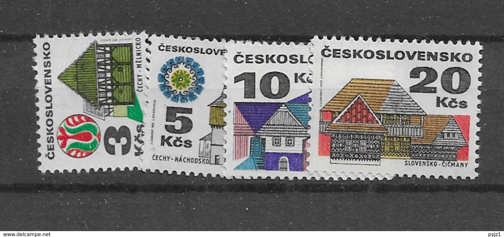 1972 MNH  Tschechoslowalei,Michel 2090-93,  Postfris** - Unused Stamps