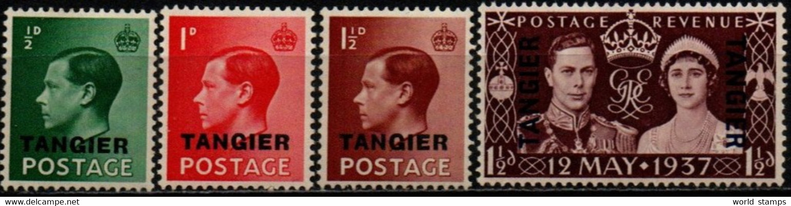 TANGIER 1936-7 * - Morocco Agencies / Tangier (...-1958)