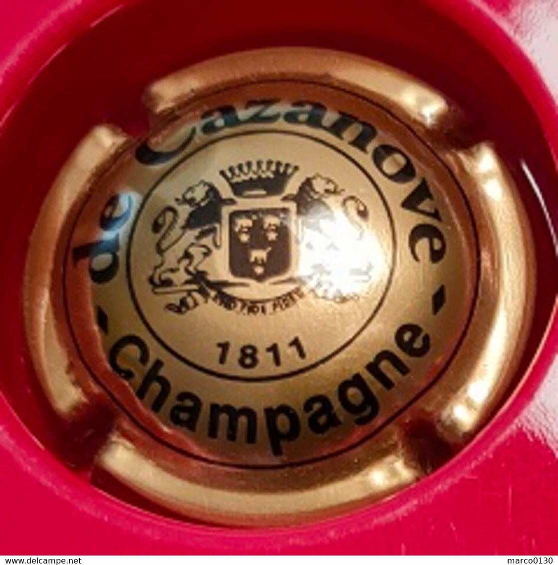 CAPSULE DE CHAMPAGNE DE CAZANOVE N° 5 - De Cazanove